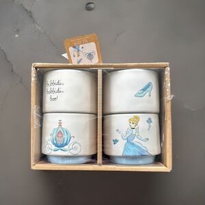 Disney Princess Cinderella Stacking Ramekins Set Of 4 New Rae Dunn